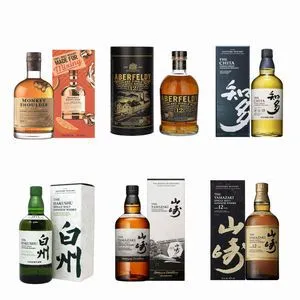 山崎Story of the Distillery 2024、山崎12年、白州NV、アバフェルディ12年、知多などが4,488円で当たるかも!? 『ウイスキーガシャ』が販売中